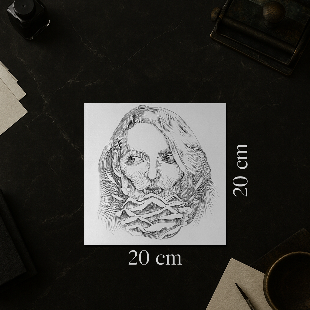 Original "Rose Portrait" Artwork