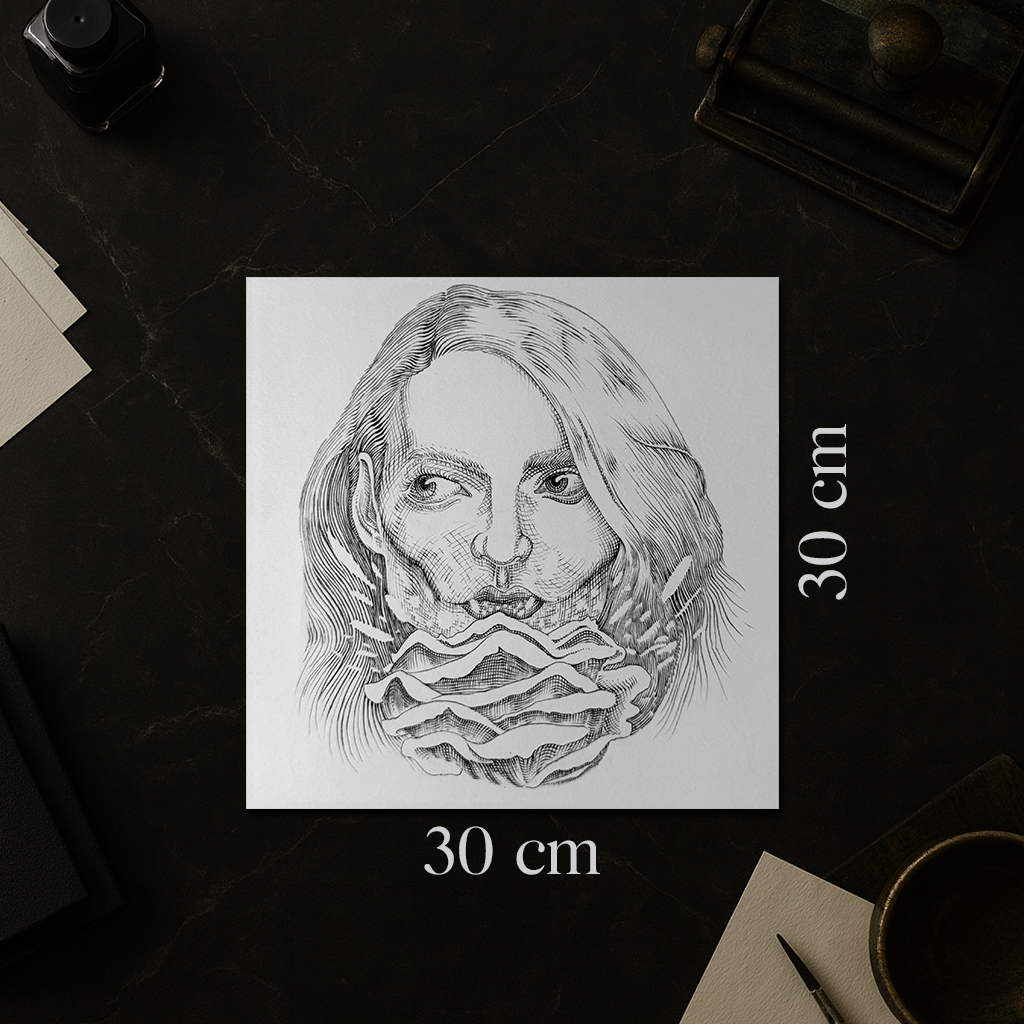 Original "Rose Portrait" Artwork