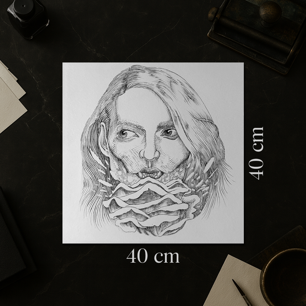 Original "Rose Portrait" Artwork