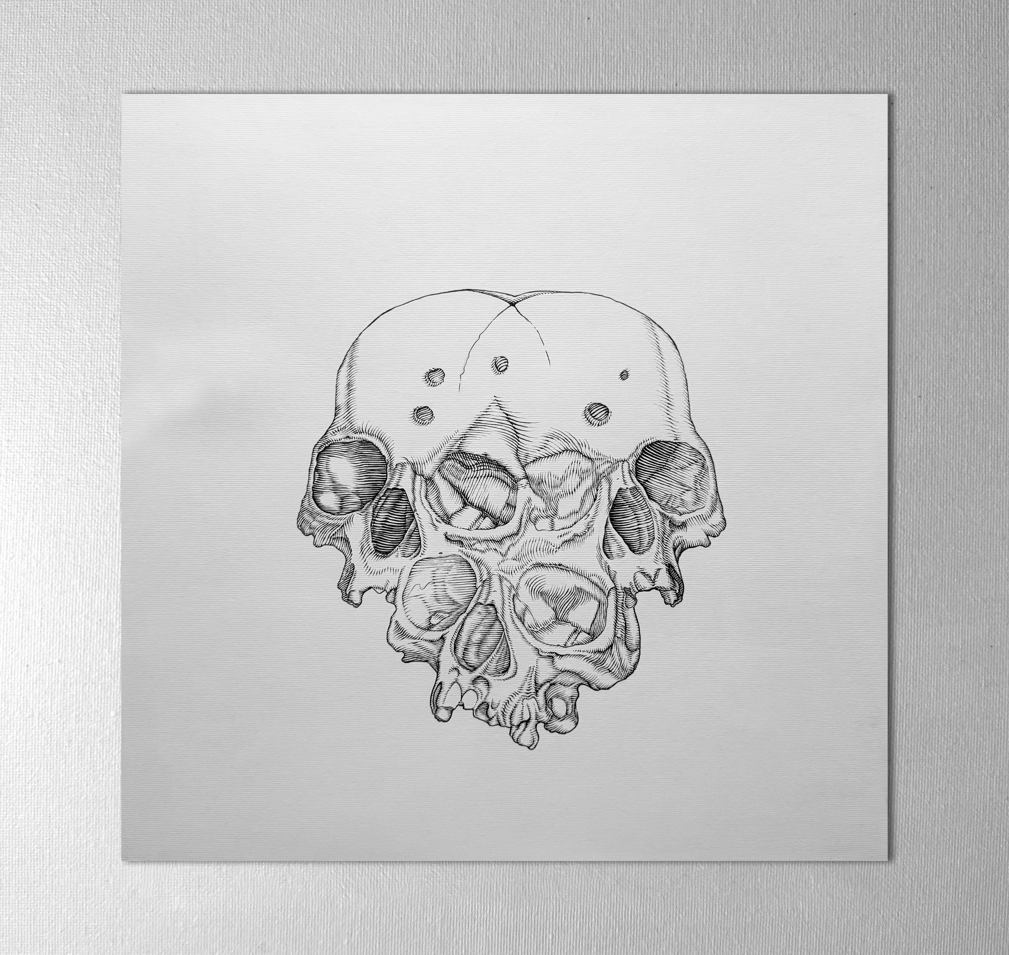 Original "Triple-Skull" Artwork