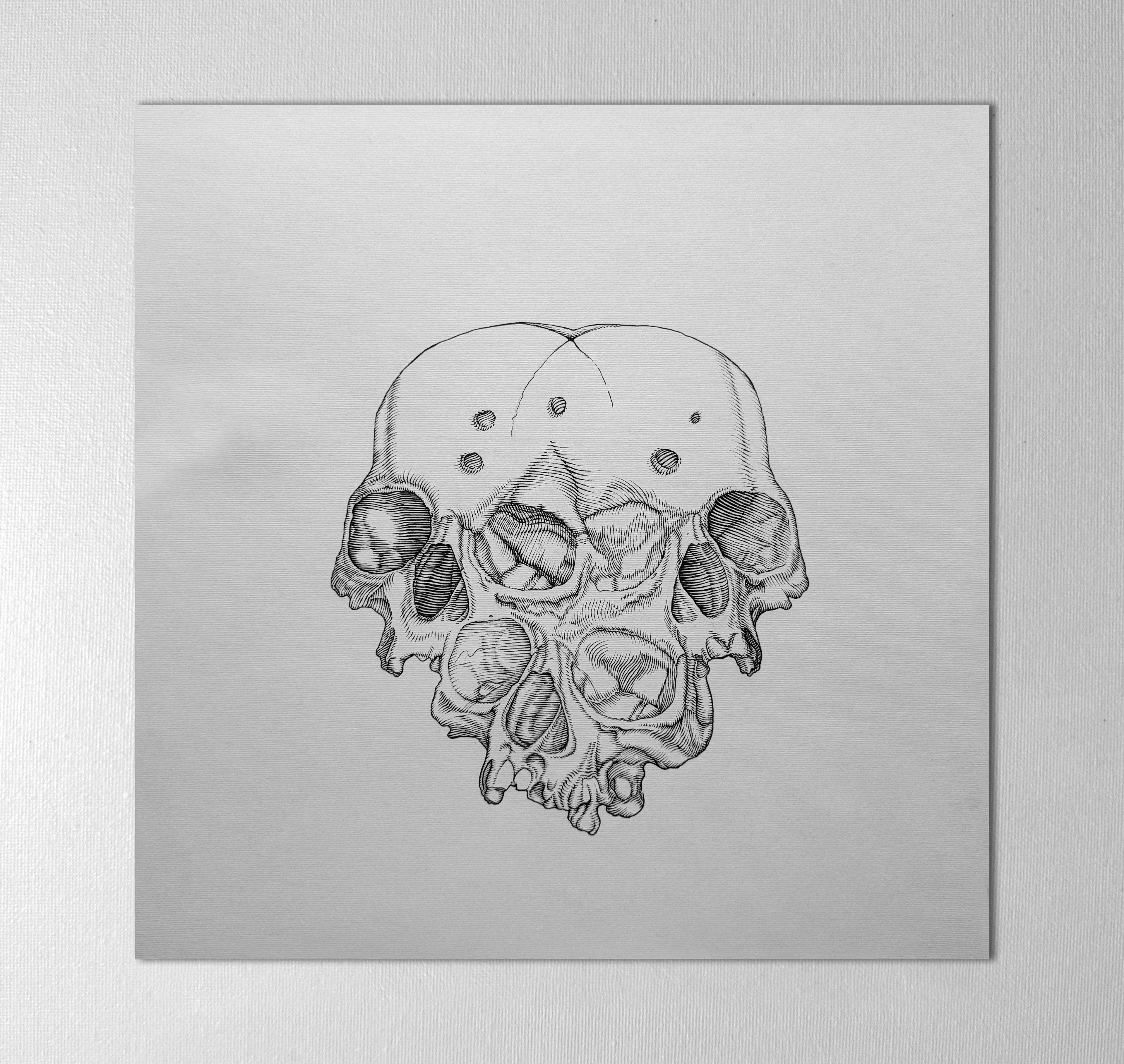 Original "Triple-Skull" Artwork