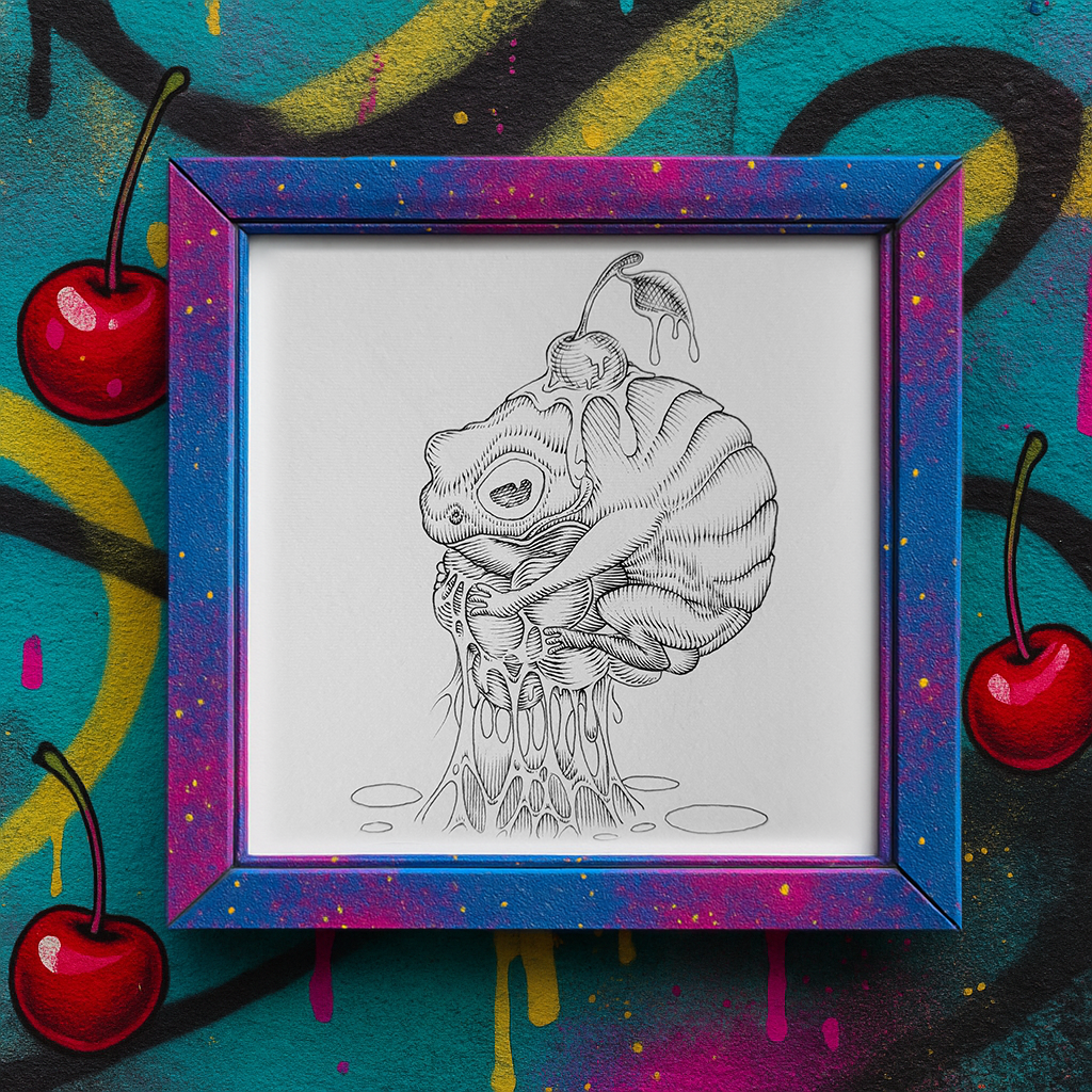 Original "Blessed Frog" Artwork