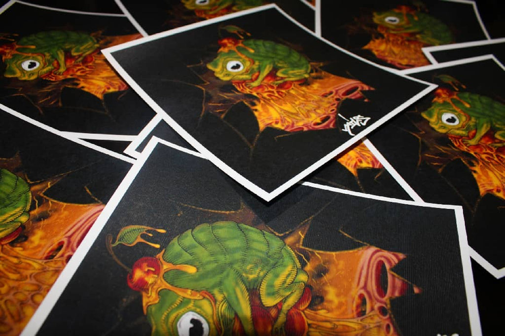 Blessed Frog Print