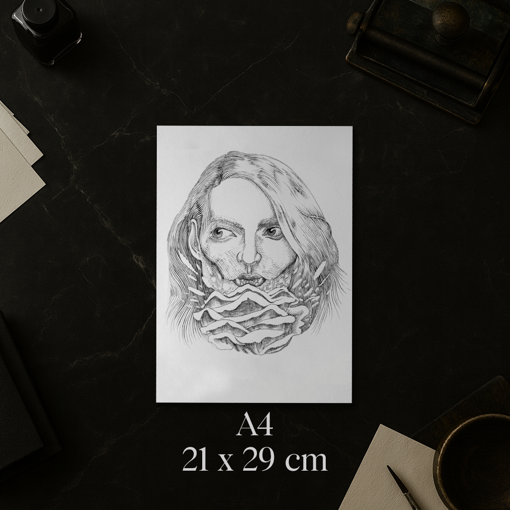 Original "Rose Portrait" Artwork