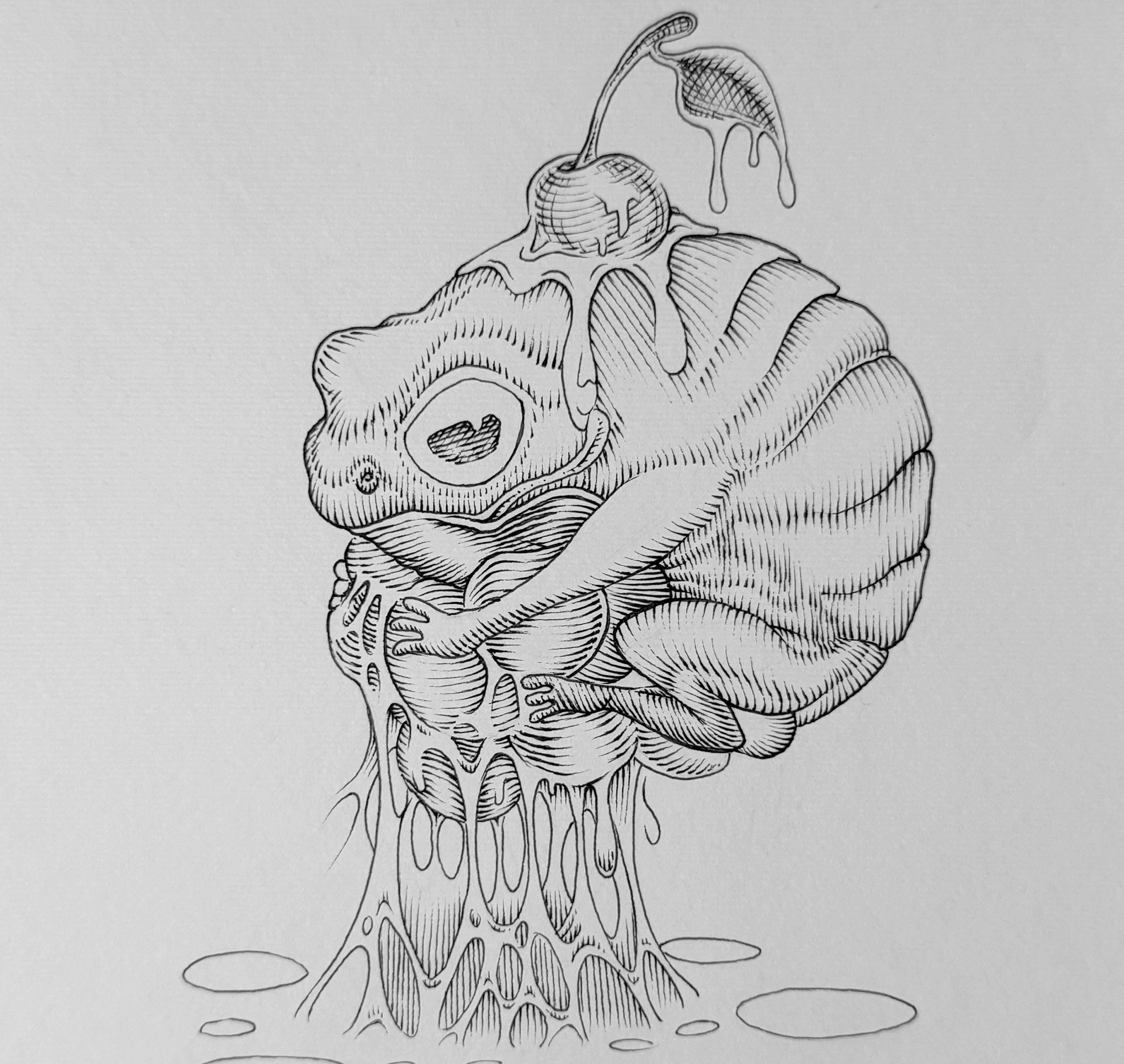 Original "Blessed Frog" Artwork