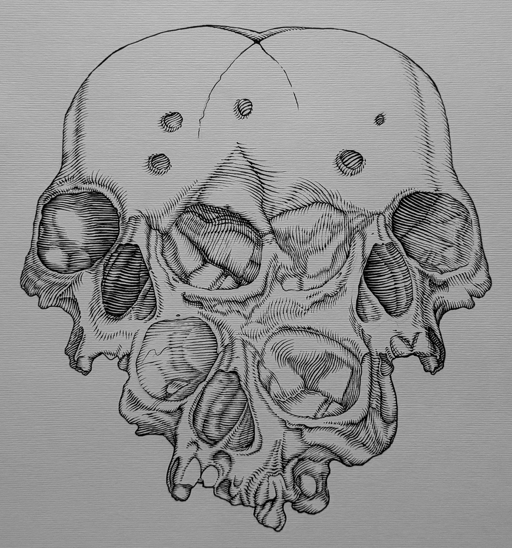 Original "Triple-Skull" Artwork