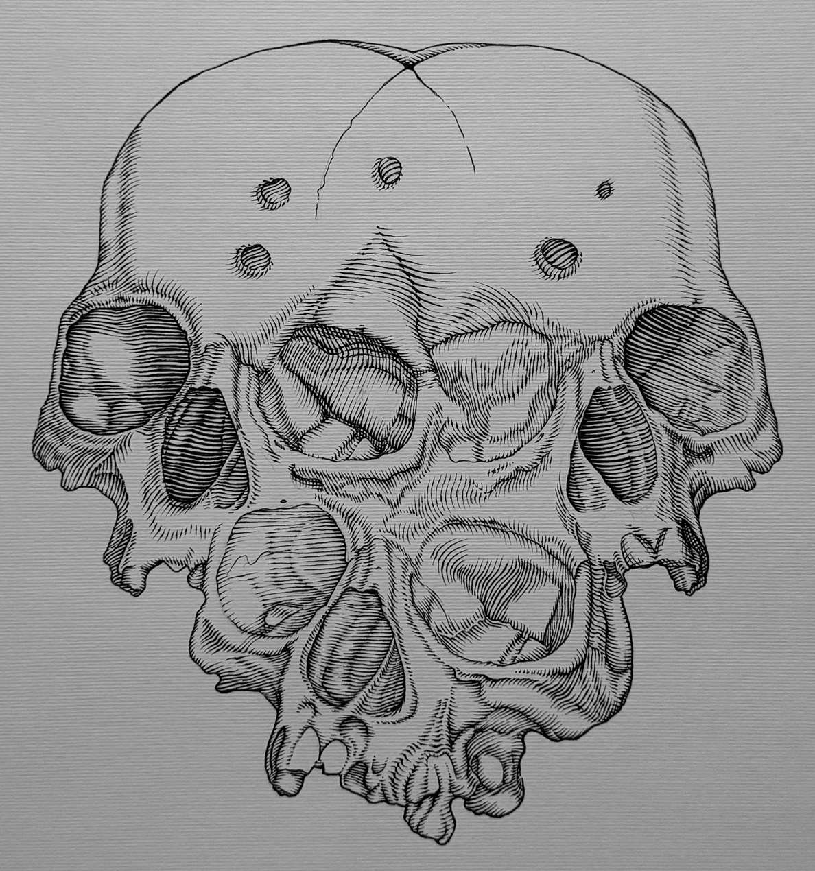 Original "Triple-Skull" Artwork