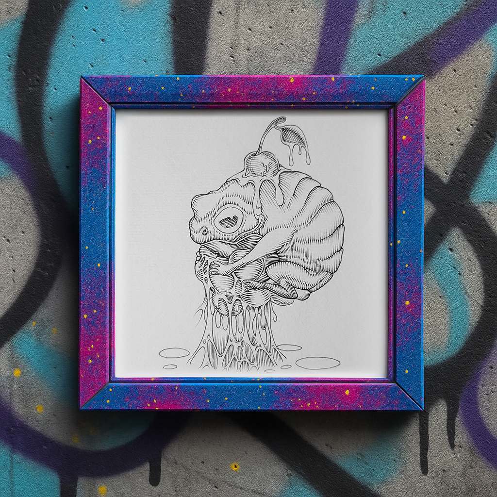 Original "Blessed Frog" Artwork
