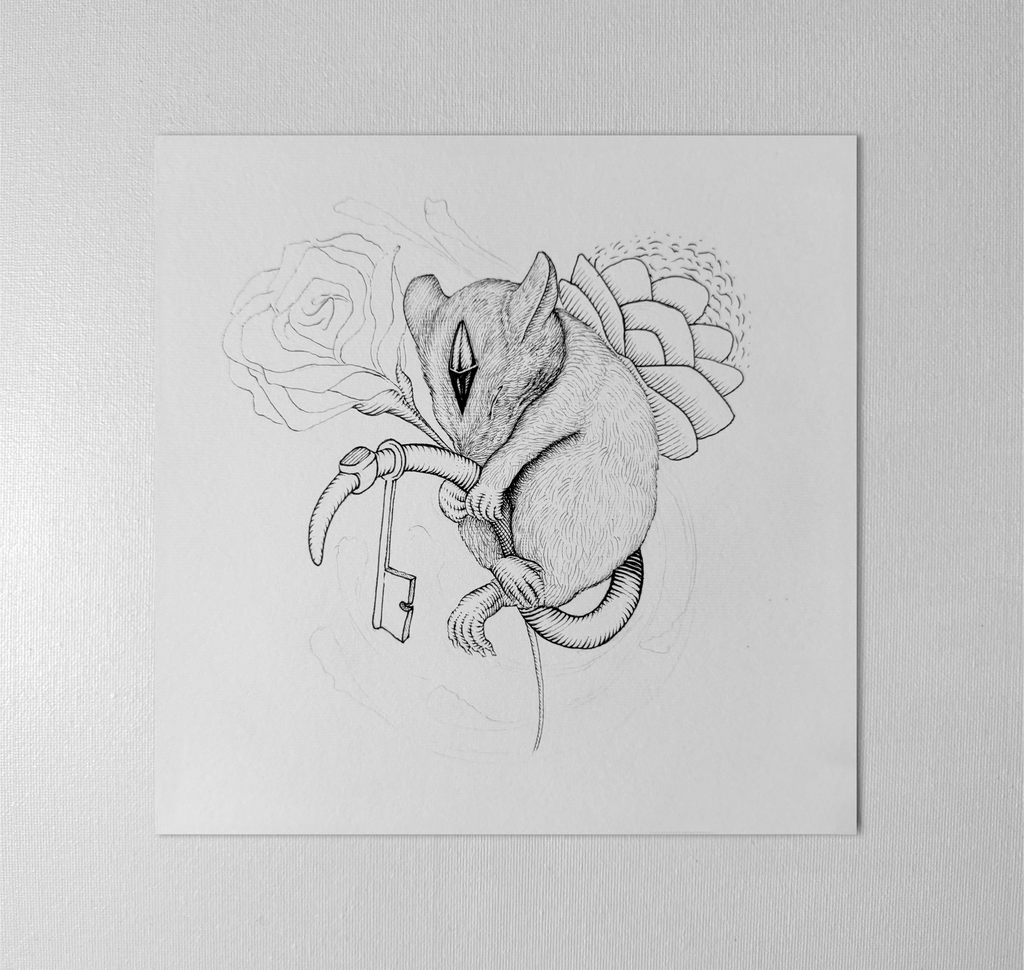 Original "Blessed Hamster" Artwork