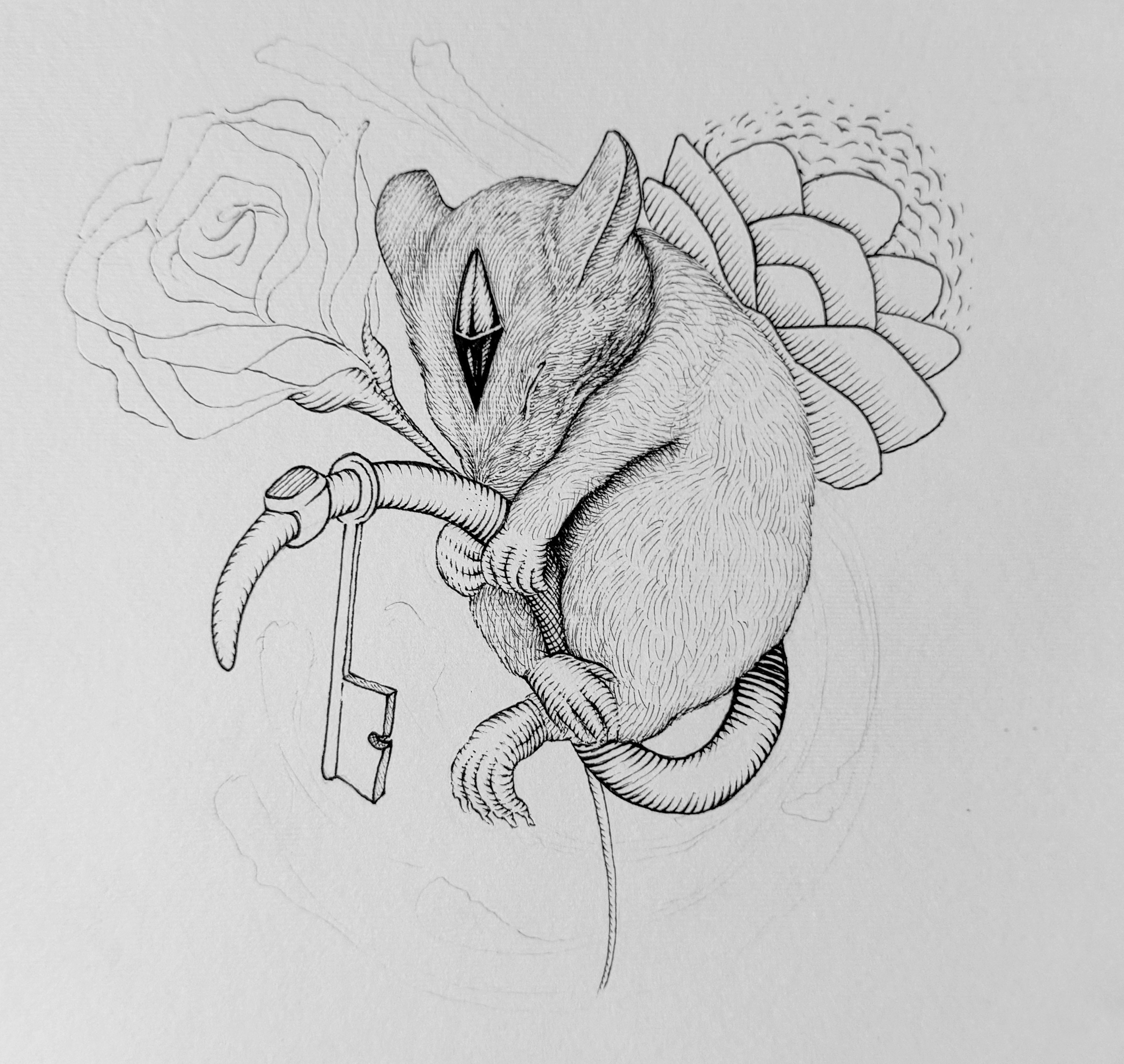 Original "Blessed Hamster" Artwork