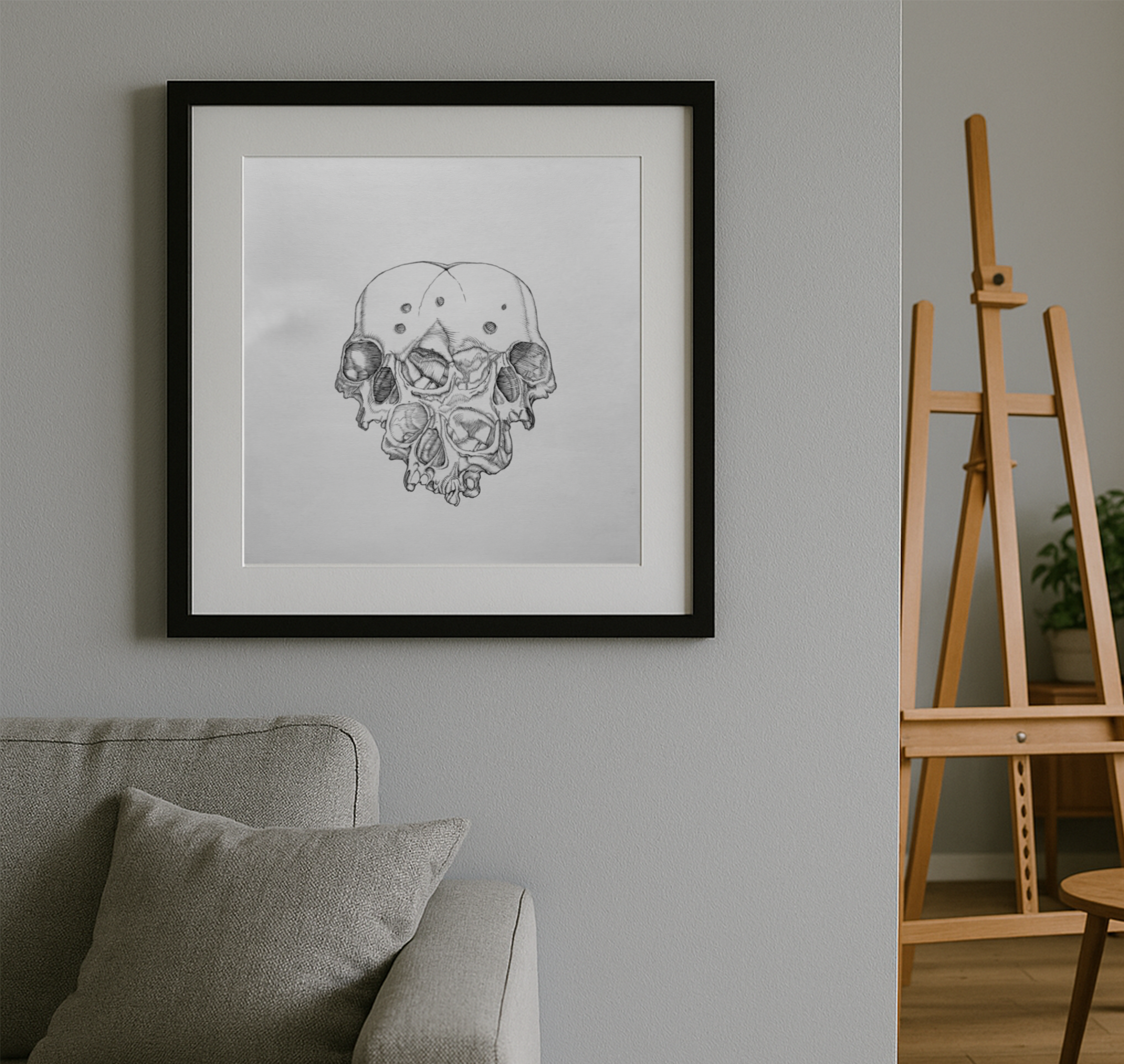 Original "Triple-Skull" Artwork