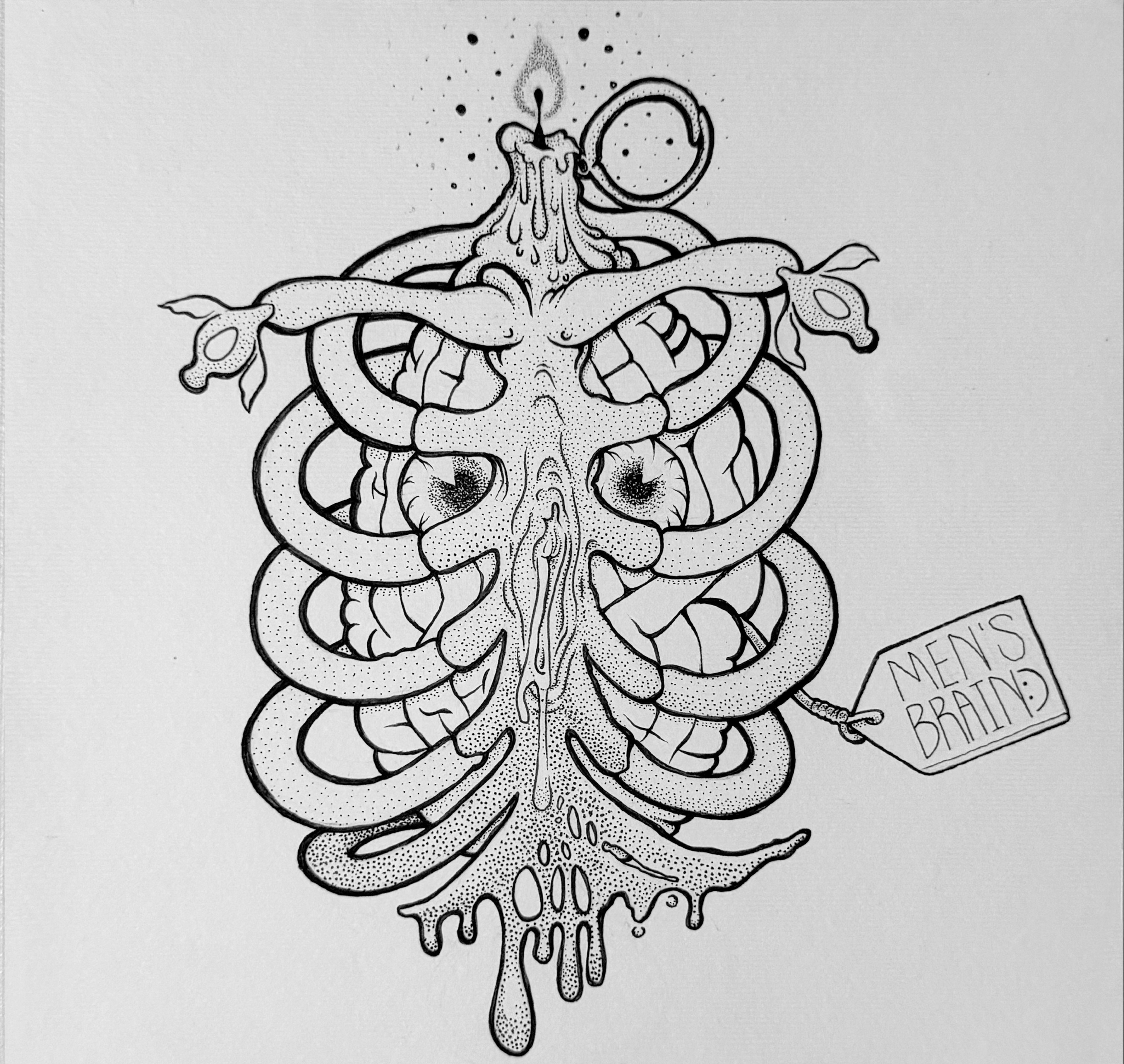 Original "Ribraincage" Artwork