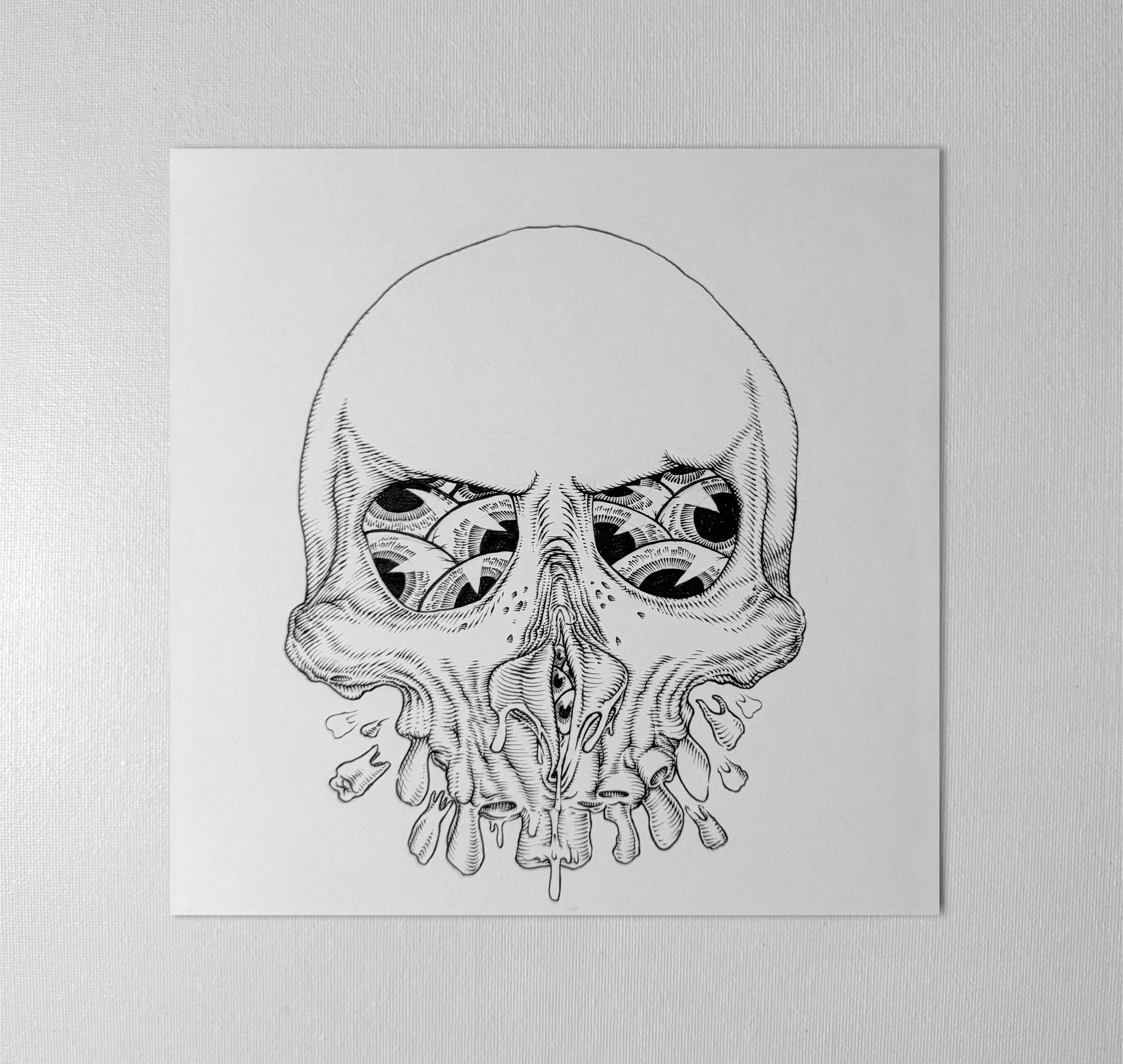 Original "Hungry Skull" Artwork