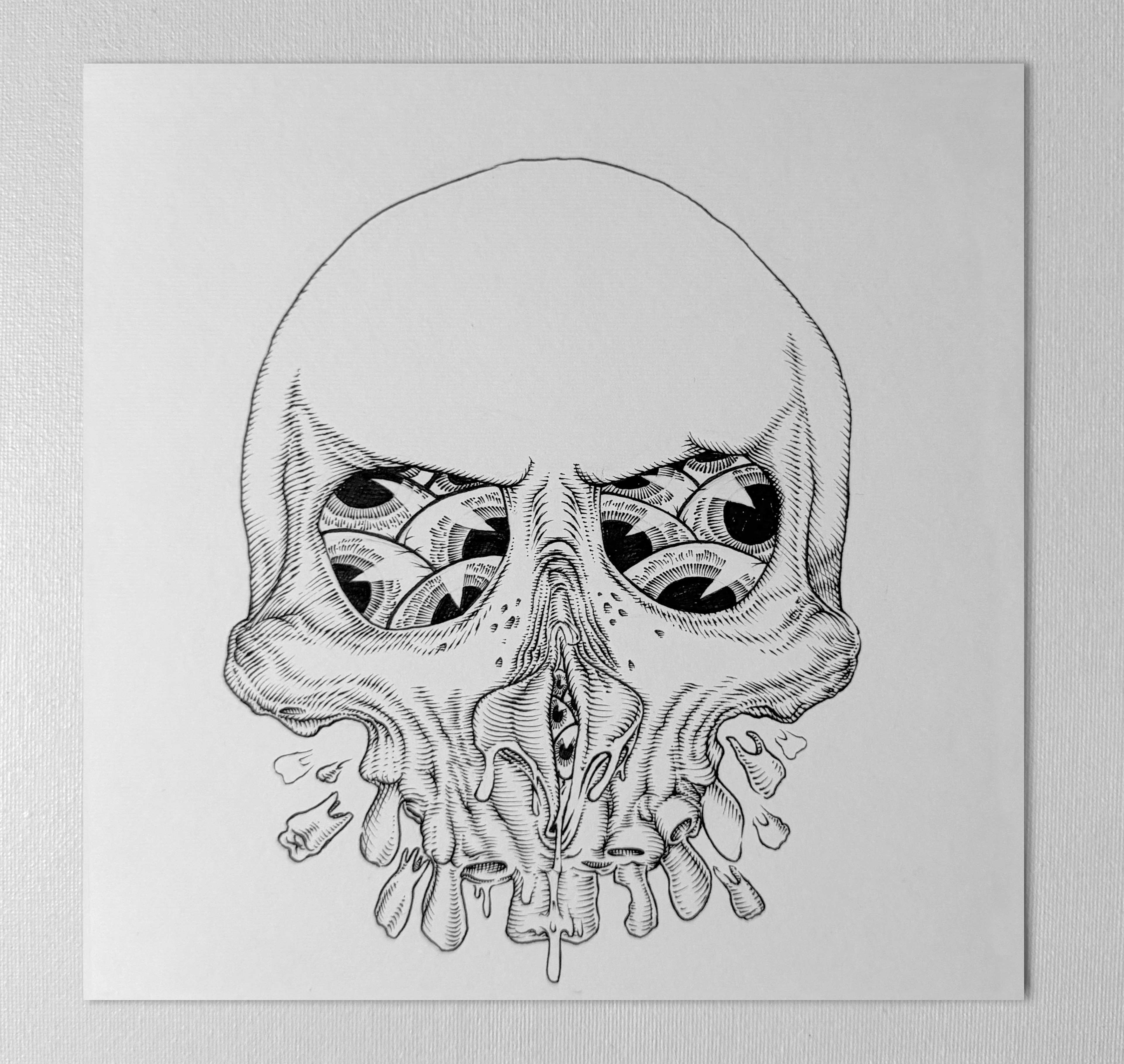 Original "Hungry Skull" Artwork