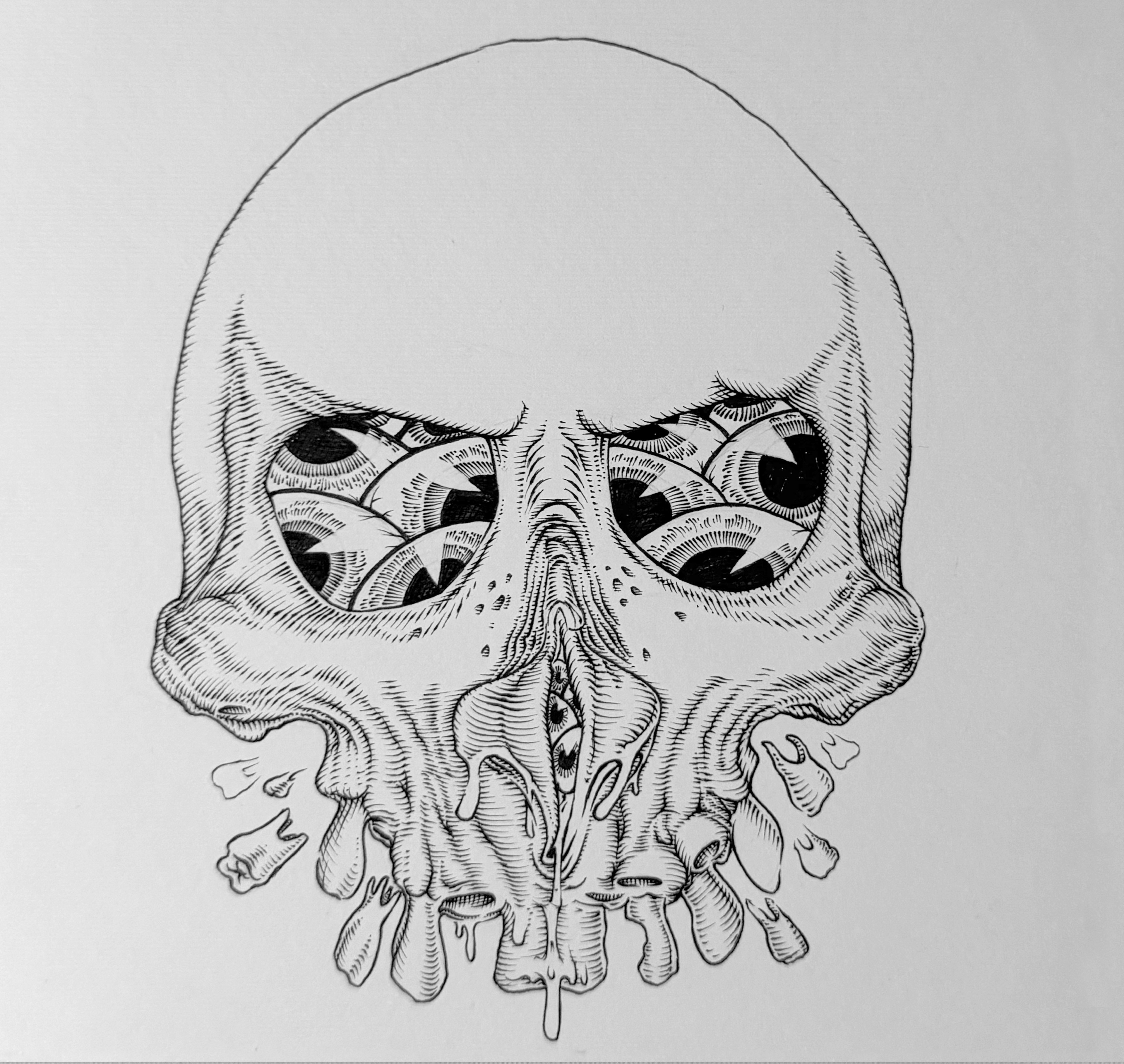 Original "Hungry Skull" Artwork