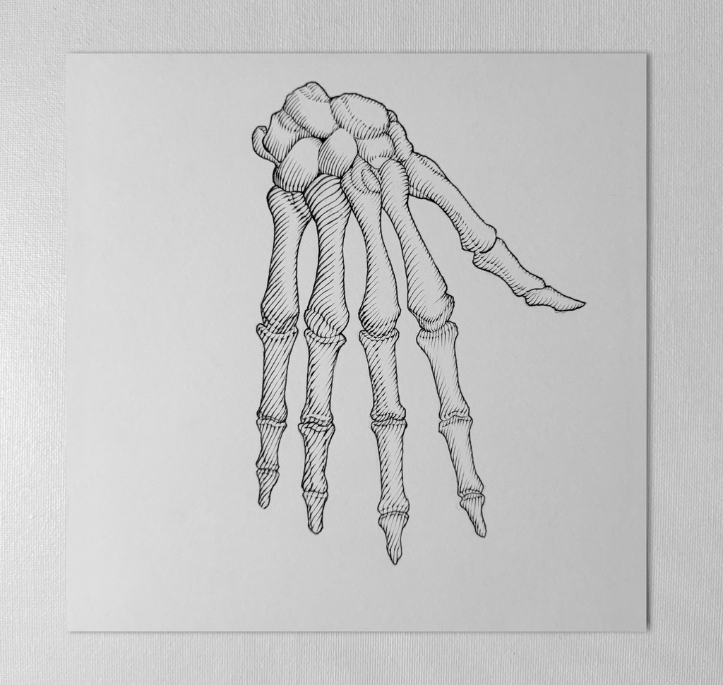 Original "Skull Hand" Artwork