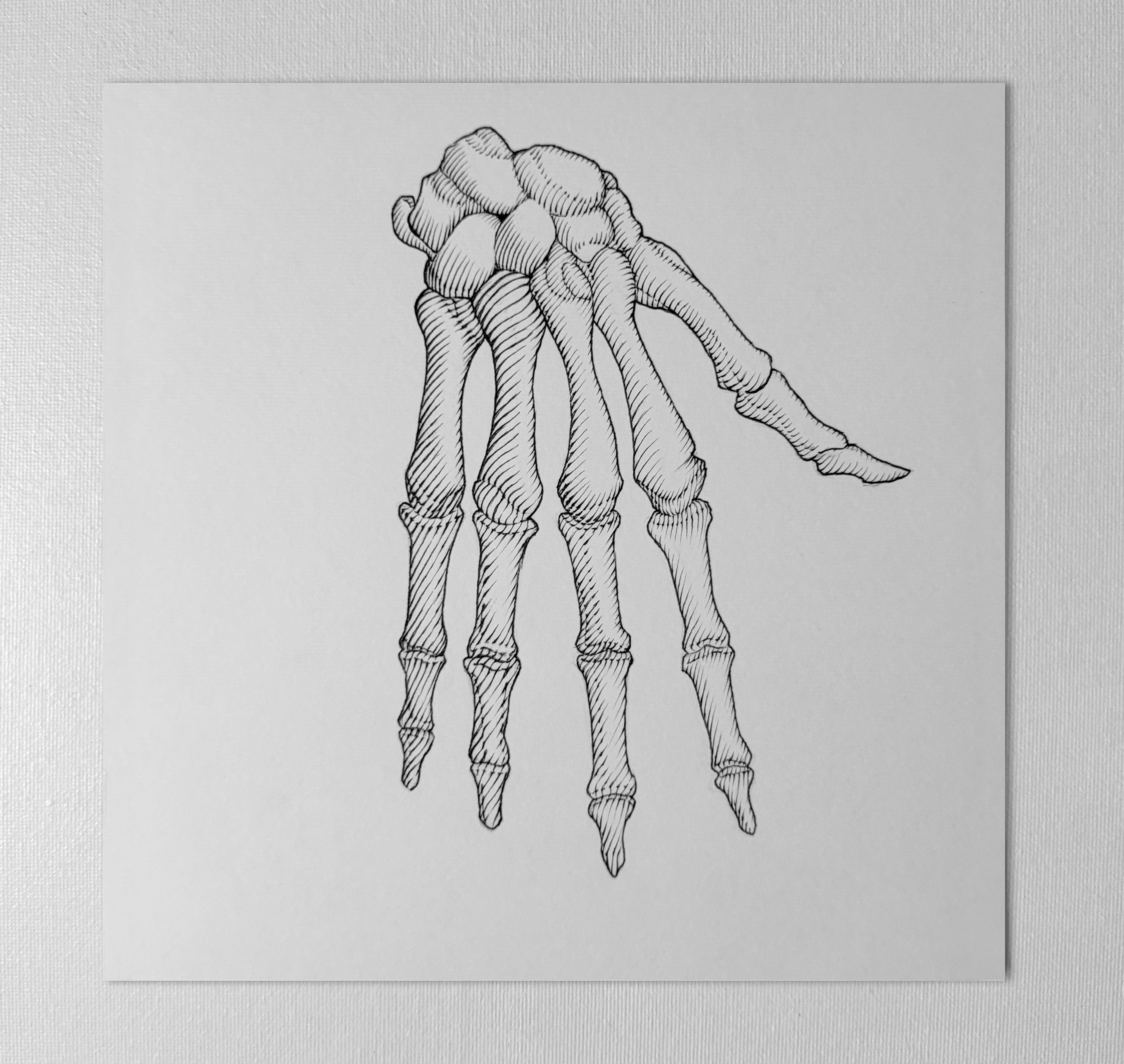 Original "Skull Hand" Artwork