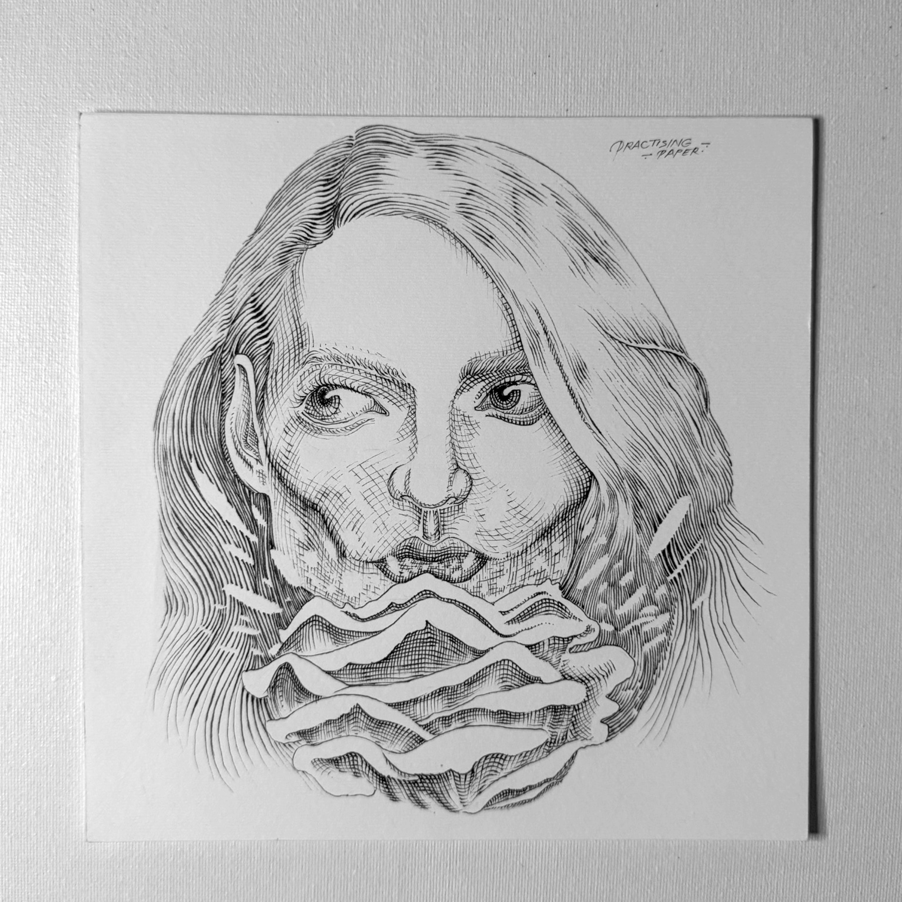 Original "Rose Portrait" Artwork
