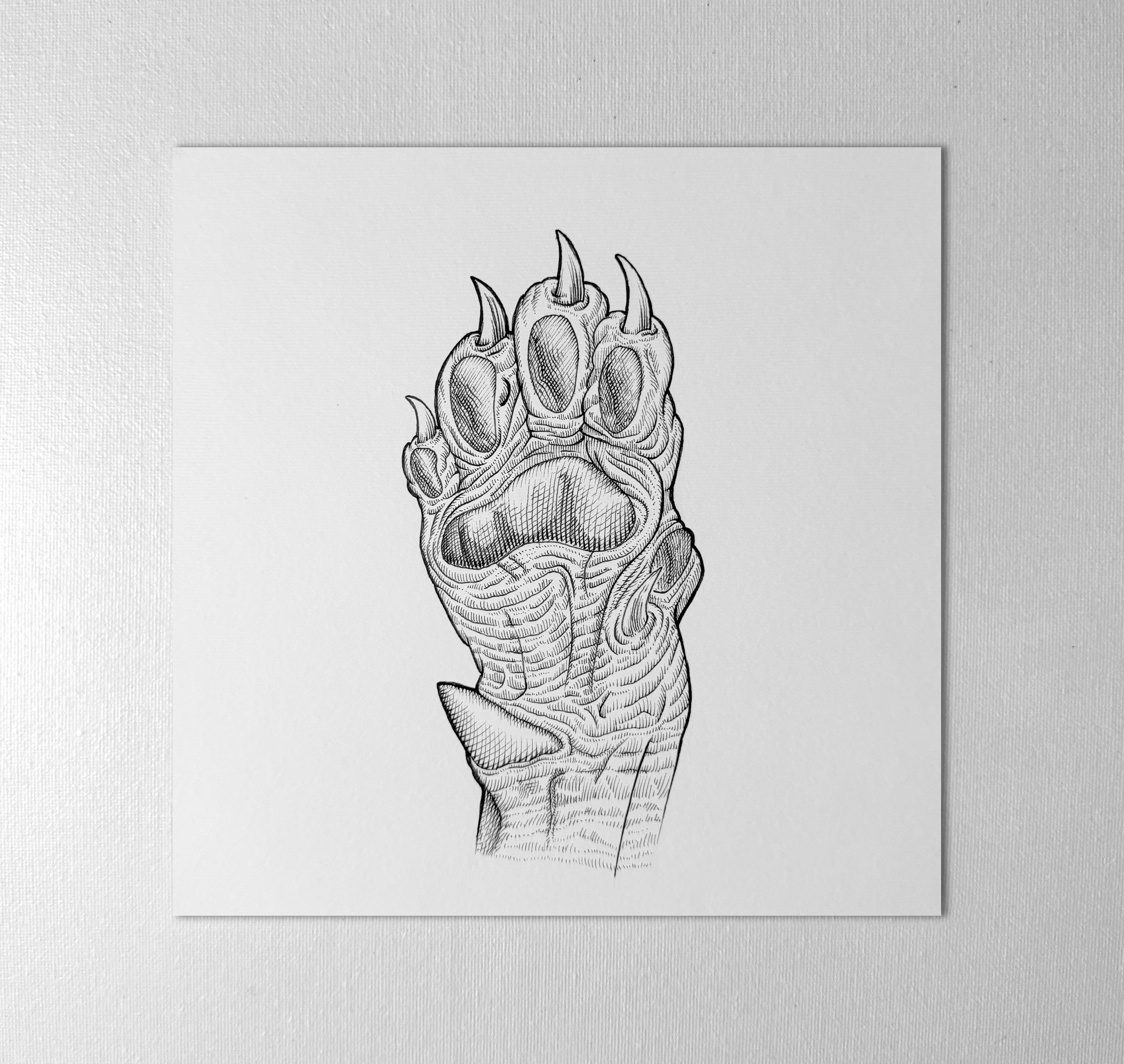 Original "Sphynx Hand" Artwork