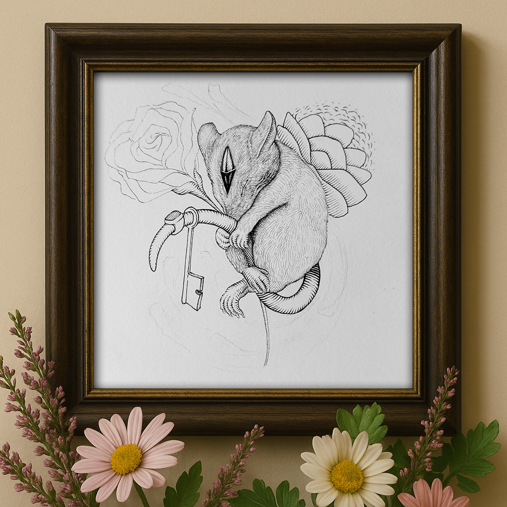 Original "Blessed Hamster" Artwork