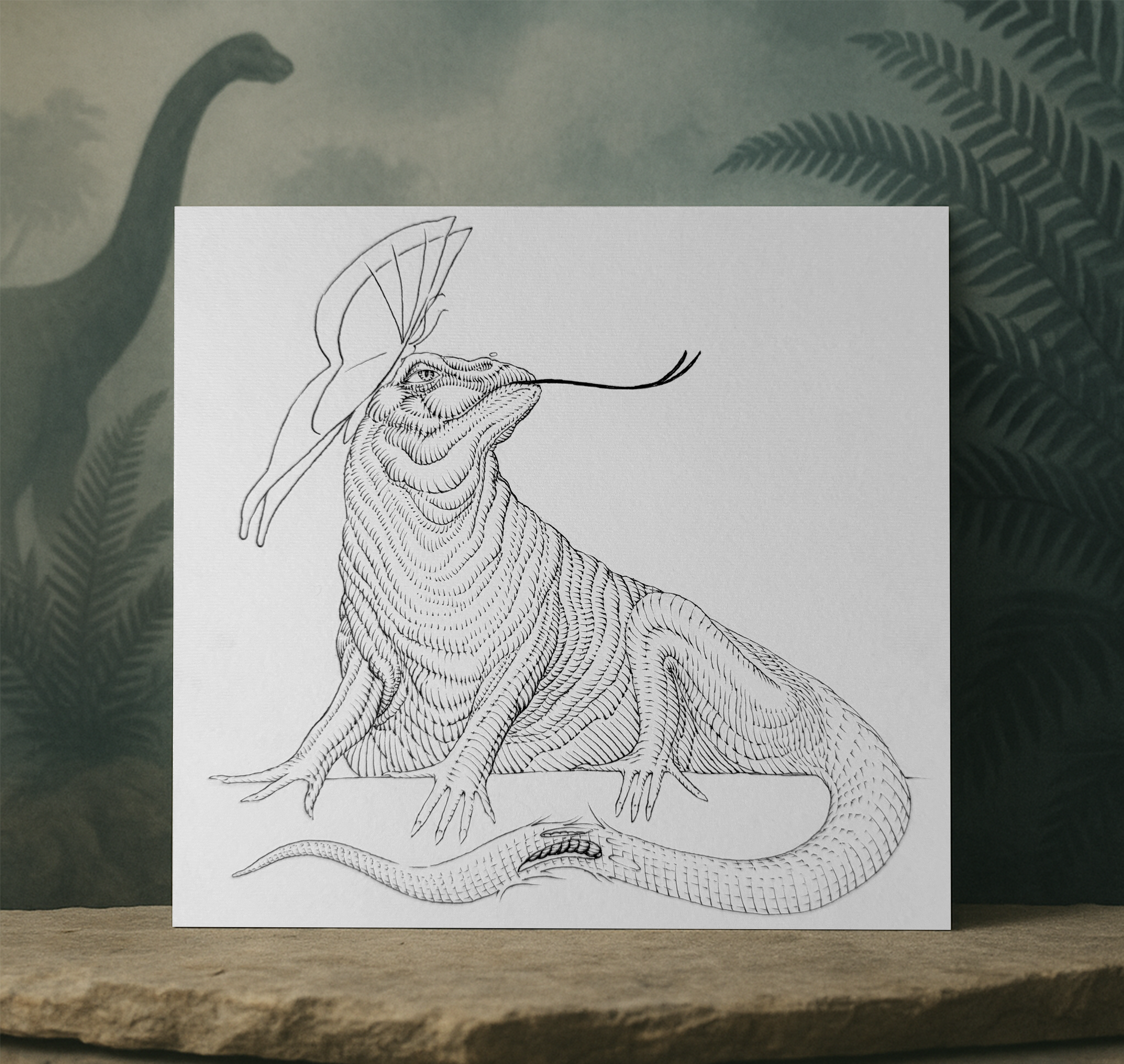 Original "Peaceful-Monster" Artwork